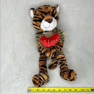 RARE! 2000’s valentines Striped Tiger Plush Toy